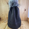 Black with Grey PomPom