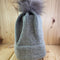 Medium Grey with Grey PomPom